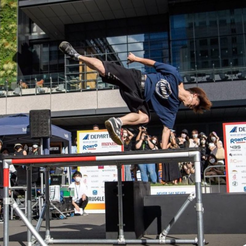 パルクール講師齊藤颯人